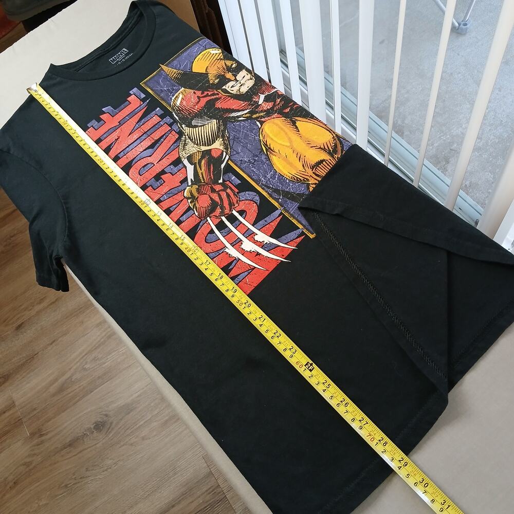 Marvel Wolverine T-shirt Unisex Large (42 /44) black graphic print X-men comic - Picture 8 of 9